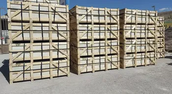 Packing systems for marble, travertine, granite and onyx tiles and slabs