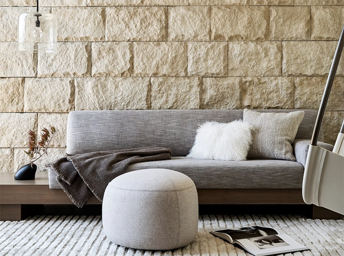 Limestone slab warehouse